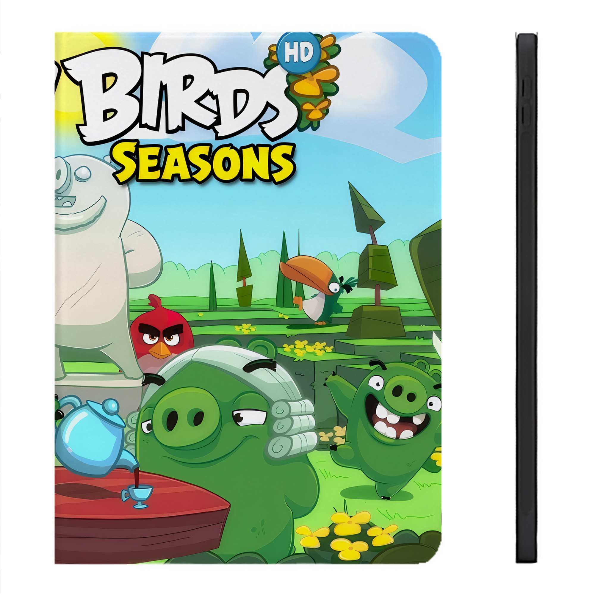 （画像用） Angry Birds アングリーバード IPadケース ペンホルダー付き ブックスタイルデザイン